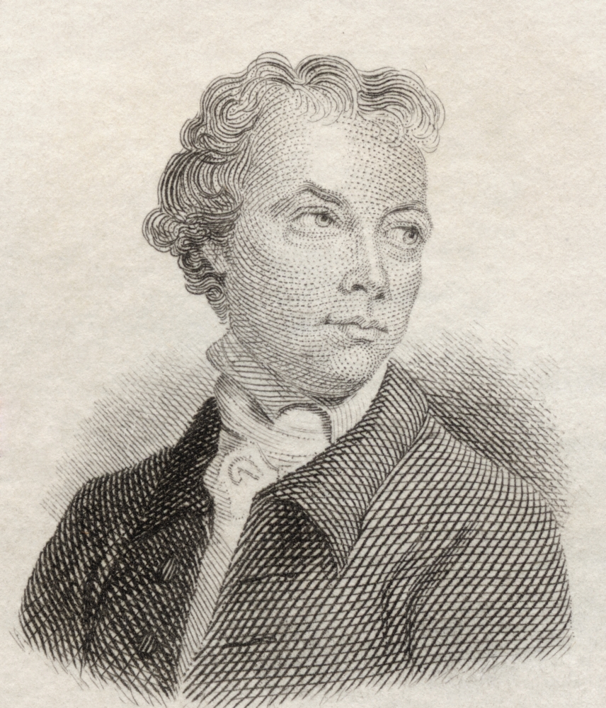 William Julius Mickle1735 To 1788 Scottish Poet From Crabbs Historical Dictionary Published 1825 Canvas Art - Ken Welsh  Design Pics (26 x 30)
