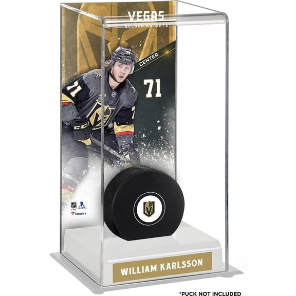 William Karlsson Vegas Golden Knights Deluxe Tall Hockey Puck Case