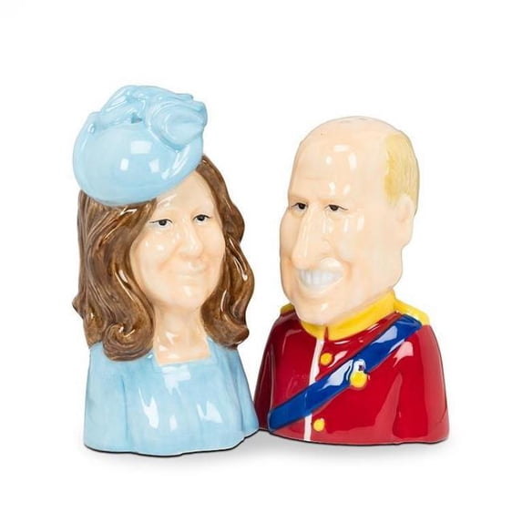 MDR Trading Inc. UNBT-01136 William & Kate Salt & Pepper Shaker