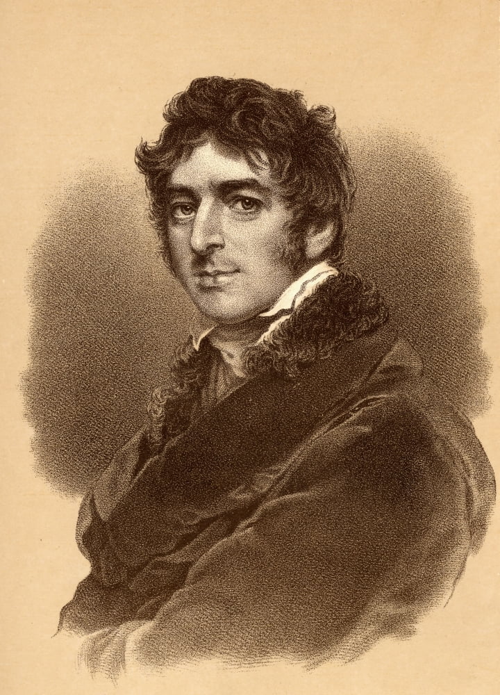 William Lamb 2Nd Viscount Melbourne 1779-1848 British Statesman And Prime Minister 1834 1835-1841 From The Portrait By Sir Thomas Lawrence Canvas Art - Ken Welsh Design Pics (26 x 36)