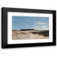 thumbnail image 1 of William Lamb Picknell 14x11 Black Modern Framed Museum Art Print Titled - Pointe De Cabellou, Brittany (1881), 1 of 5