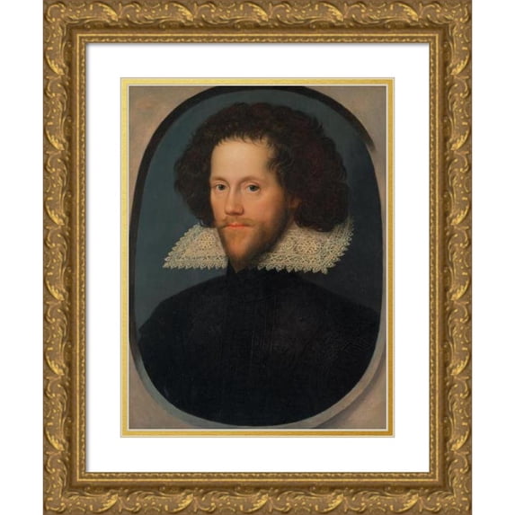 William Larkin 19x24 Gold Ornate Framed and Double Matted Museum Art Print Titled - Sir William Pope