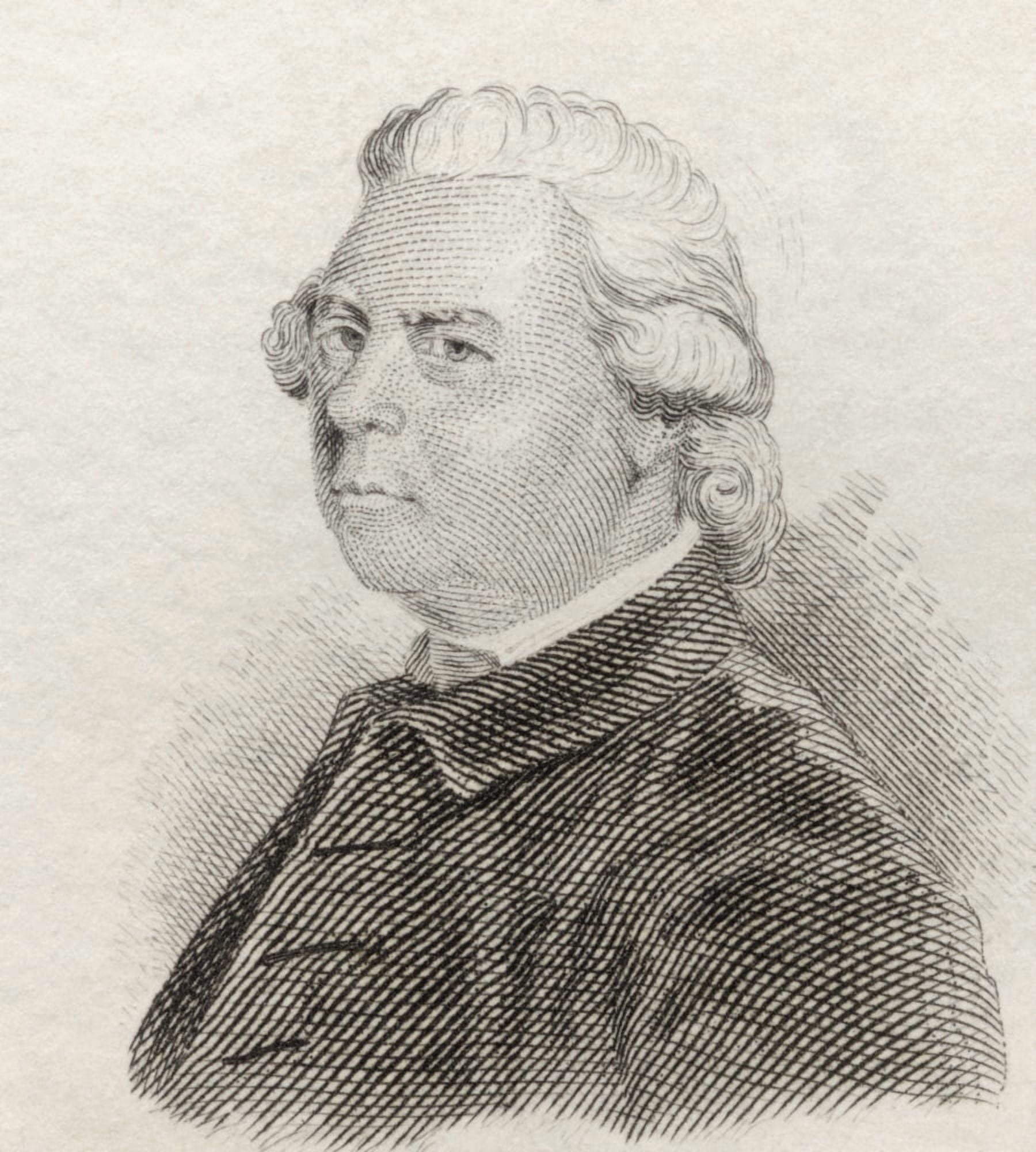 William Mason 1724 To 1797 English Poet Editor And Gardener From Crabbs Historical Dictionary Published 1825 Canvas Art - Ken Welsh Design Pics (14 x 15)