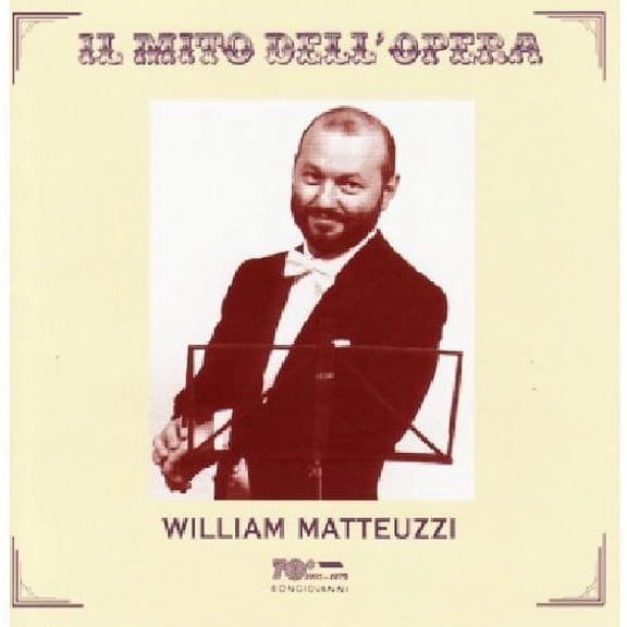 William Matteuzzi - Recital - Music & Performance - CD