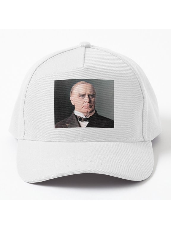 William McKinley Circa 1900 Baseball Cap Historical Portrait Hat Design