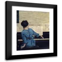 William Merritt Chase 12x14 Black Modern Framed Museum Art Print Titled - The Keynote (1915)