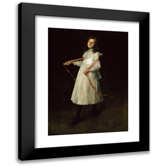 William Merritt Chase 18x24 Black Modern Framed Museum Art Print Titled - Alice (1892)