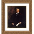 thumbnail image 1 of William Merritt Chase 2x Matted 20x24 Gold Ornate Framed Art Print 'Portrait of President William Waugh Smith', 1 of 2