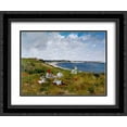thumbnail image 1 of William Merritt Chase 2x Matted 24x20 Black Ornate Framed Art Print 'Idle Hours', 1 of 2