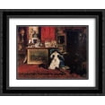 thumbnail image 1 of William Merritt Chase 2x Matted 24x20 Black Ornate Framed Art Print 'Interior of the Artist's Studio (aka The Tenth Street Studio)', 1 of 2