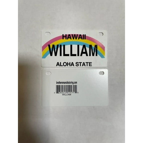 William Mini Bike Plate Add On Accessory