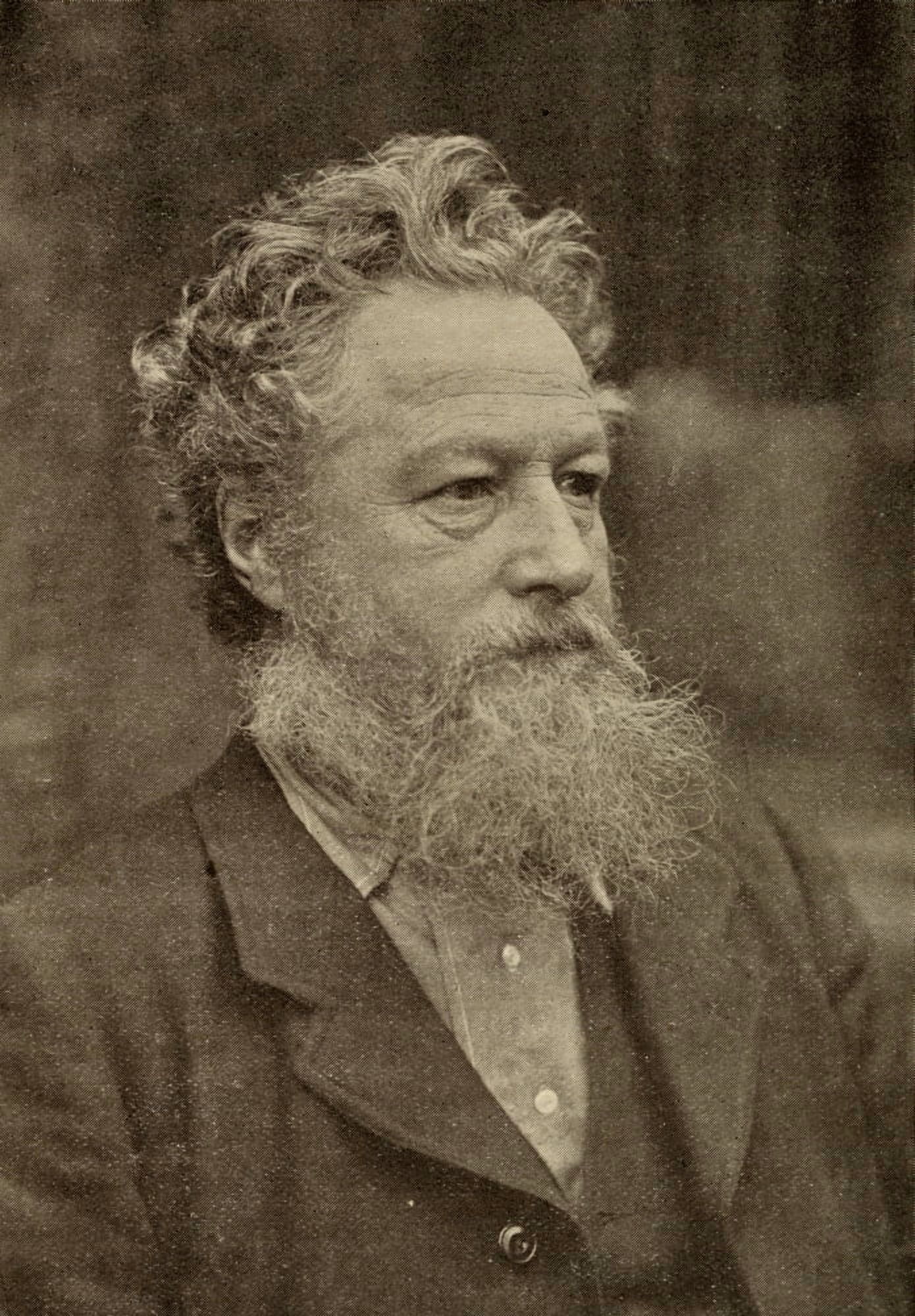 William Morris 1834-1896 English Poet Designer And Socialist Reformer Canvas Art - Ken Welsh Design Pics (11 x 17)