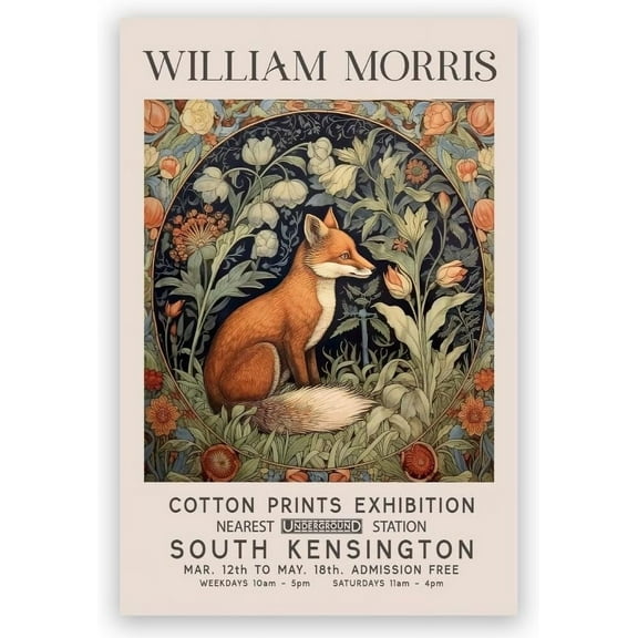 William Morris Bee Canvas Wall Art Prints Nature-Inspired Botanical Flower Posters Vintage Bumble Bee Animal Wall Decor for Office Living Room Bedroom Decor Aesthetic Unframed