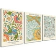thumbnail image 1 of William Morris Canvas Wall Art Set of 3, Vintage Flower and Bird Animal Poster Print Wall Decor Aesthetic, Artist Canvas Painting Flower Wall Art for Bedroom Home Living Room Wall Decor - d, 1 of 7