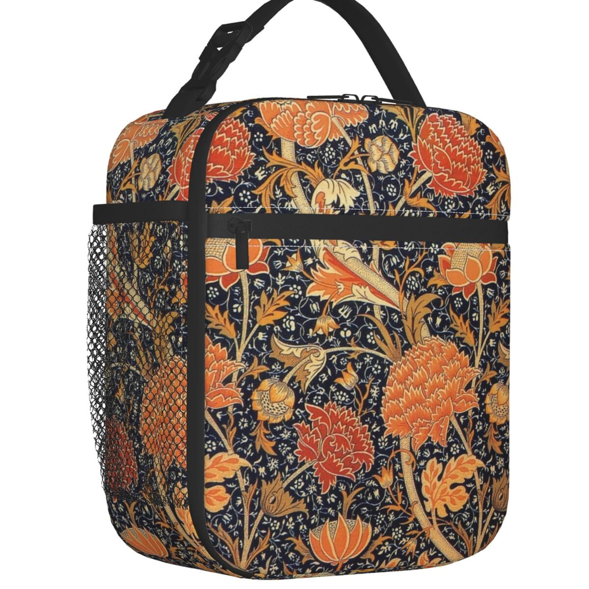 William Morris Compton Floral Art Nouveau Pattern Insulated Lunch Bag ...