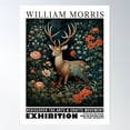 thumbnail image 1 of William Morris Deer – Woodland Elegance In Bloom Poster Wall Art, Modern Wall Decor For Living Room Bedroom, 24x36 UNFRAMED, 1 of 3