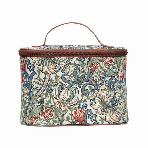 William Morris Golden Lily Toiletry Vanity Travel Bag