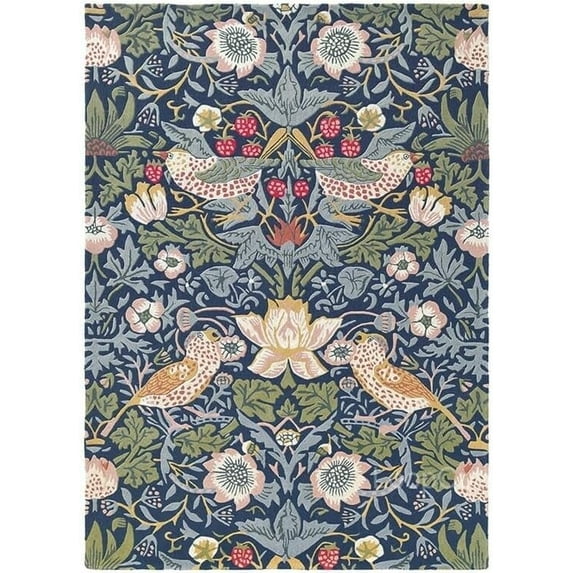 Avyay Rugs Floral Botanical Hand-Tufted Wool Runner Rug 2.6x8 ft – Garden Inspired Area Rug for Hallway, Bedroom & Living Room