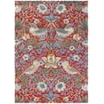 thumbnail image 1 of Avyay Rugs William Morris Garden-Inspired Handmade Floral Botanical Area Rug, 5' Round, Wool, 1 of 4