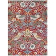 thumbnail image 1 of William Morris Handmade Garden-Inspired Floral & Botanical Wool Area Rug | Avyay Rugs - 5 x 8, 1 of 4