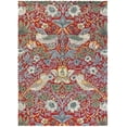 thumbnail image 1 of William Morris Handmade Garden-Inspired Floral & Botanical Wool Area Rug | Avyay Rugs - 6 x 9, 1 of 3