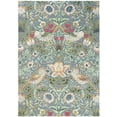 thumbnail image 1 of William Morris Handmade Garden-Inspired Floral & Botanical Wool Area Rug | Avyay Rugs - 8 x 10, 1 of 3