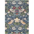 thumbnail image 1 of William Morris Handmade Garden-Inspired Floral & Botanical Wool Area Rug | Avyay Rugs - 8 x 10, 1 of 4