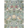 thumbnail image 1 of Avyay Rugs William Morris Handmade Wool Area Rug – 9 x 12, Indoor Use, Floral Botanical Pattern, for Living Room, Bedroom, 1 of 4