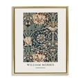 thumbnail image 1 of Stupell Industries William Morris Honeysuckle Pattern Gold Framed Floater Canvas Wall Art, design by Vintage Hustle, 21 x 17, 1 of 9