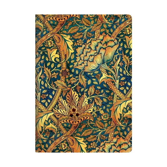 William Morris Morris Windrush A4 Unlined Cahier Notebook, 80pg, 100gsm by Paperblanks (William Morris), (Hardcover)