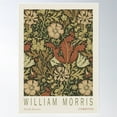 thumbnail image 1 of William Morris - Motifs Floraux - Compton Poster Wall Art, Modern Wall Decor For Living Room Bedroom, 8x12 UNFRAMED, 1 of 3
