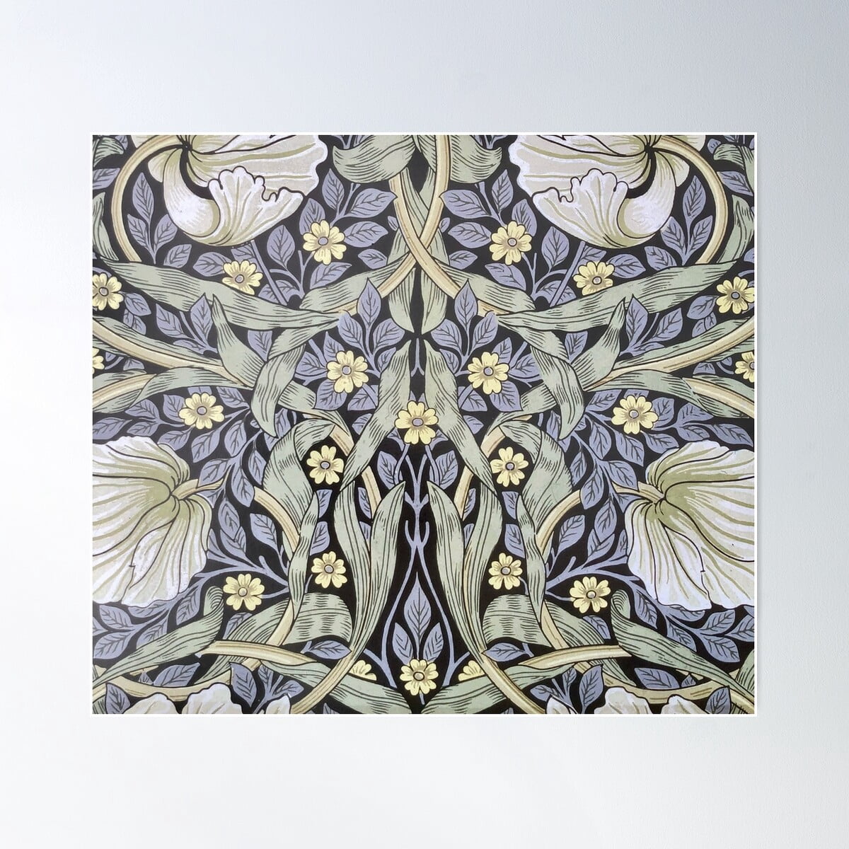 William Morris. Pimpernel 1876 Arts And Crafts. Uk. Poster Wall Art ...