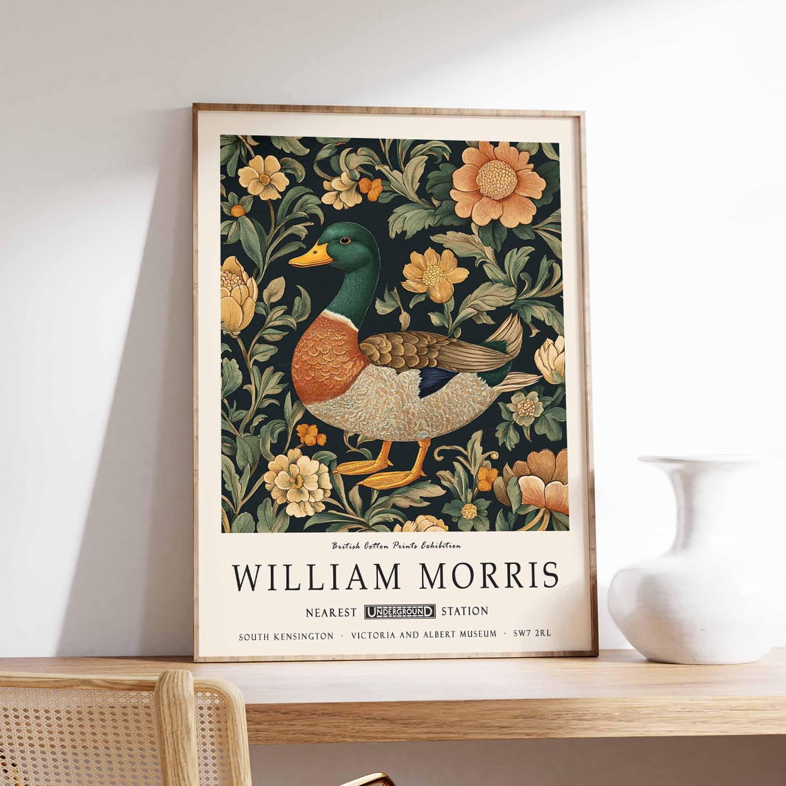 William Morris Poster Duck Poster William Morris Print Animal Print william-morris-poster-duck-poster-william-morris-print-animal-print