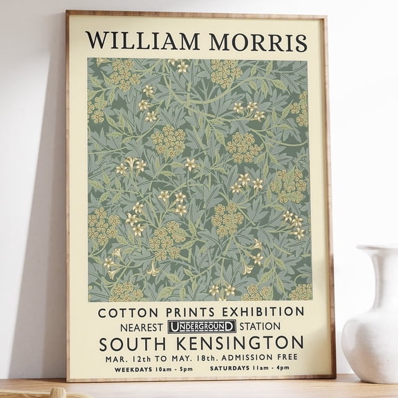 William Morris Poster, William Morris Print, William Morris Print, Vintage Wall Art, Floral Print, Vintage Poster UNFRAMED PAPER POSTER, Home Decor, Vintage Gift, Living Room Dercor