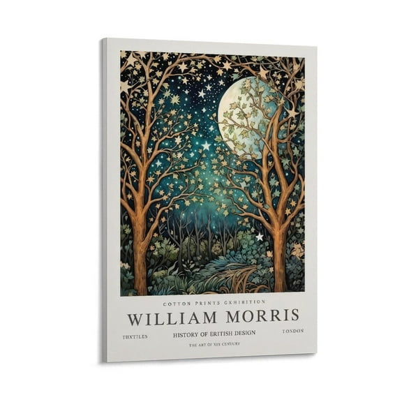 William Morris Print Painting (16) Print Photo Art Painting Canvas Poster Home Decorative Bedroom Modern Decor Posters Gifts 24x36inch(60x90cm)