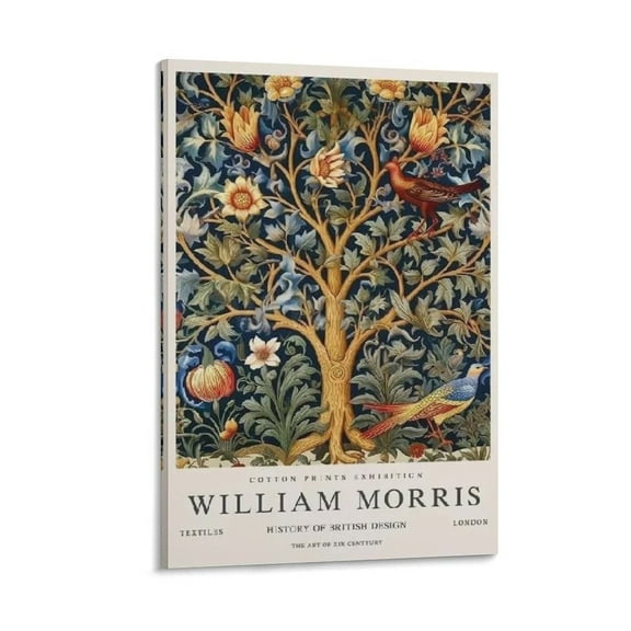 William Morris Print Painting (20) Posters Art Print Wall Photo Paint Poster Hanging Picture Family Bedroom Decor Gift 16x24inch(40x60cm)