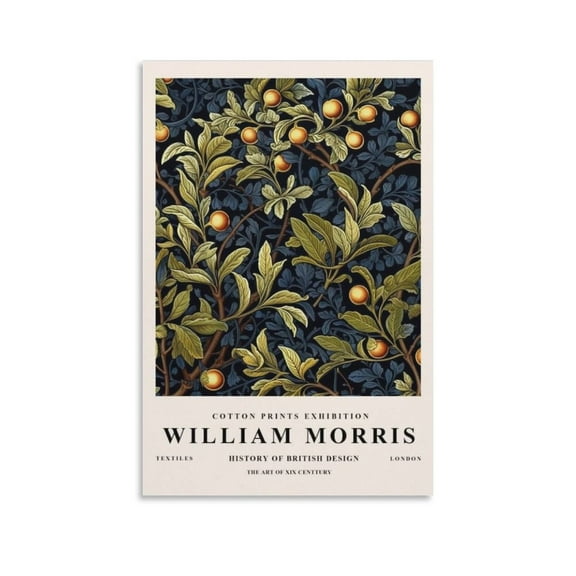 William Morris Print Painting (26) Wall Art Poster Scroll Canvas Painting Picture Living Room Decor Home 20x30inch(50x75cm)