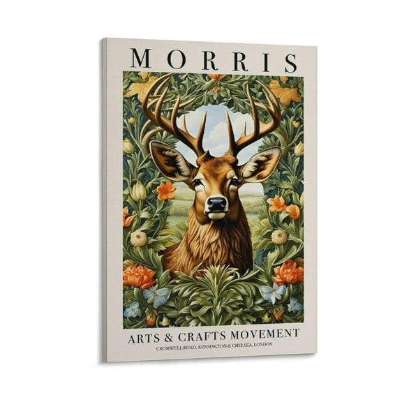 William Morris Print Painting (40) Poster Cool Artworks Painting Wall Art Canvas Prints Hanging Picture Home Decor Posters Gift 12x18inch(30x45cm)
