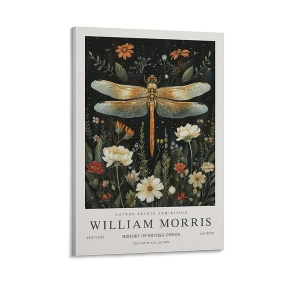 William Morris Print Painting (50) Canvas Wall Art Poster Decorative Bedroom Modern Home Print Picture Artworks Posters 16x24inch(40x60cm)