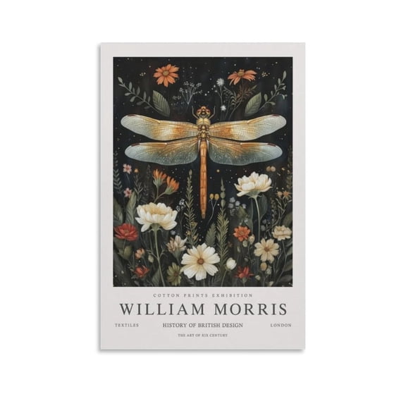 William Morris Print Painting (50) Posters Wall Art Painting Canvas Gift Living Room Prints Bedroom Decor Poster Artworks 16x24inch(40x60cm)