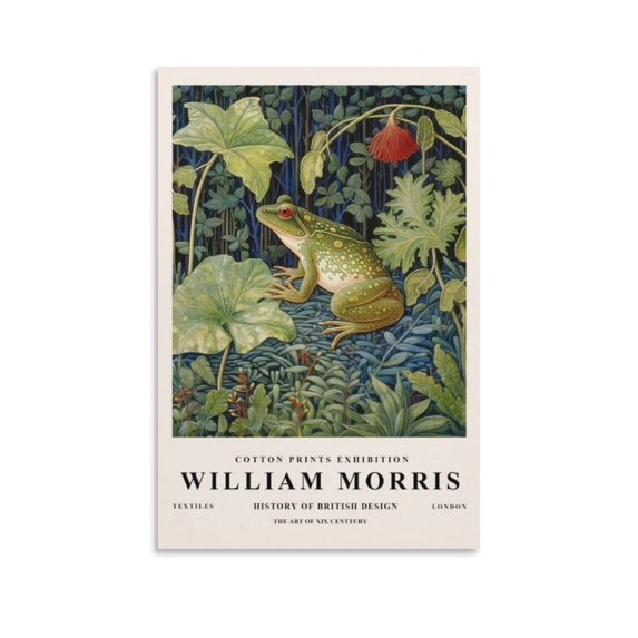 William Morris Print Painting (58) Home Decor Poster Wall Art Hanging Picture Print Bedroom Decorative Painting Posters Room Aesthetic 20x30inch(50x75cm)