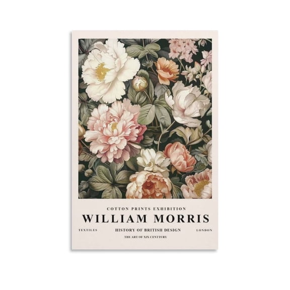 William Morris Print Painting (69) Gifts Canvas Painting Poster Wall Art Decorative Picture Prints Modern Decor 24x36inch(60x90cm)