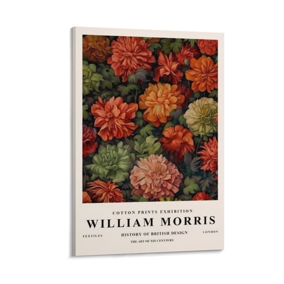 William Morris Print Painting (71) Room Aesthetic Poster Print Art Wall Painting Canvas Posters Gifts Modern Bedroom Decor 24x36inch(60x90cm)