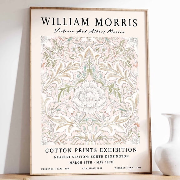 William Morris Print, William Morris Poster, Vintage Floral Decor, Botanical Art, Vintage Wall Decor, Vintage Poster UNFRAMED PAPER POSTER, Home Decor, Vintage Gift, Living Room Dercor