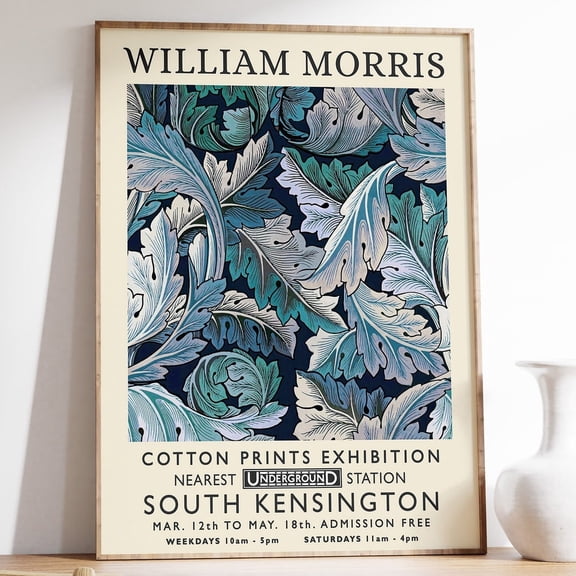 William Morris Print, William Morris Poster, Vintage Wall Art, UNFRAMED PAPER POSTER, Home Decor, Vintage Gift, Living Room Dercor