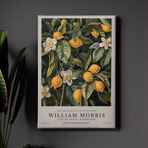 William Morris Prints Art Nouveau Decor Botanical Print Lemon Flower ...