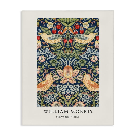 Stupell Industries William Morris Strawberry Thief Canvas Wall Art, design by Vintage Hustle, 20 x 16