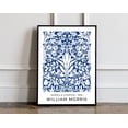 thumbnail image 1 of William Morris Tulip Poster, William Morris Tulip Print, William Morris Blue Art, Vintage Poster, Blue Floral Print, Floral Vintage Print, 16x24 UNFRAMED, 1 of 2