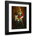 thumbnail image 1 of William Orpen 11x14 Black Modern Framed Museum Art Print Titled - Portrait of Avenal St. George, 1 of 5