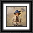 thumbnail image 1 of William Orpen 2x Matted 20x22 Black Ornate Framed Art Print 'The Angler 1912', 1 of 2